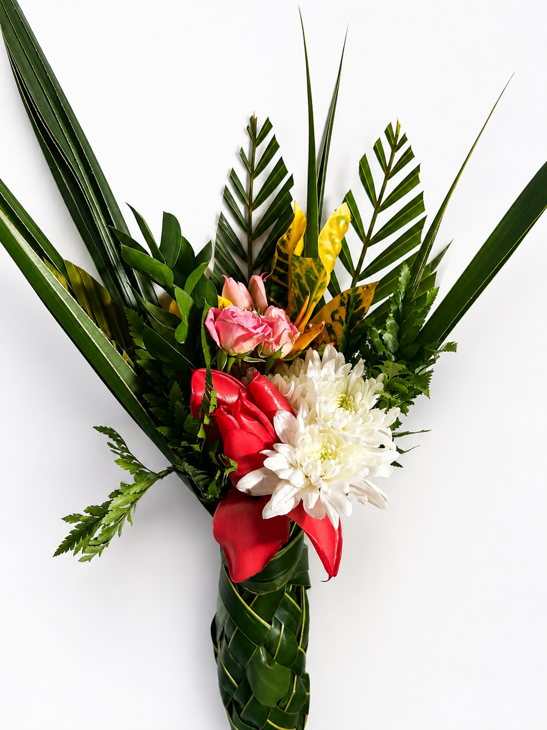 Shioni Rouge — bouquet de fleurs exotiques créé à Mayotte par Foulera.yt