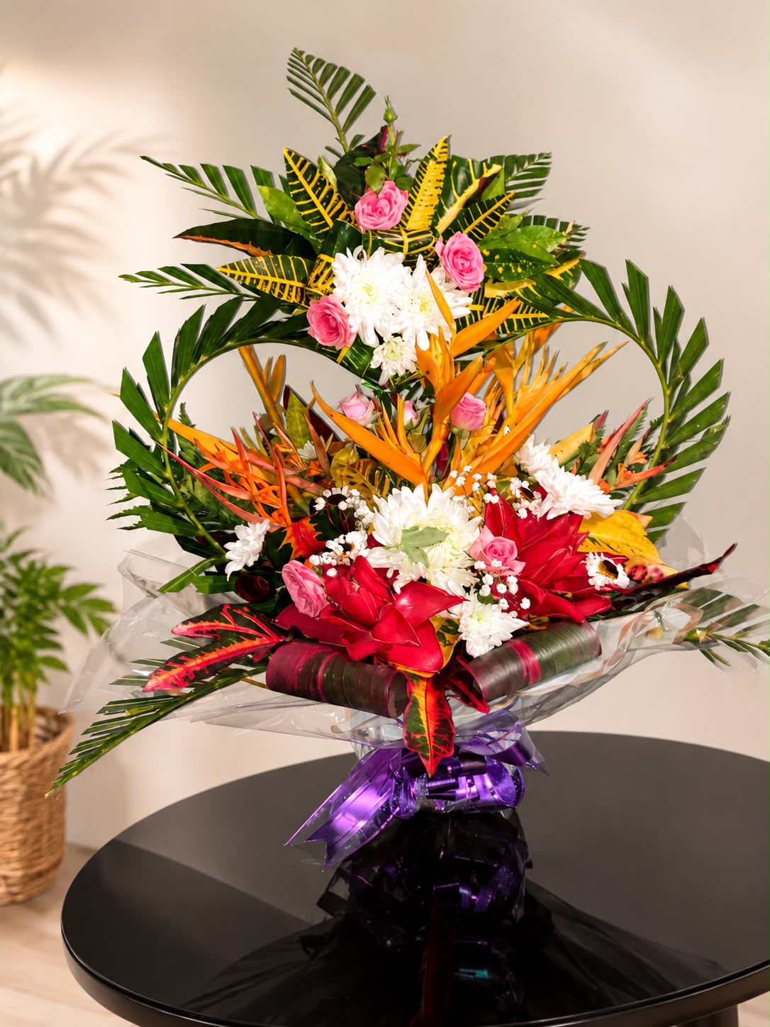 Moyo Wa Upendo — bouquet de fleurs exotiques créé à Mayotte par Foulera.yt