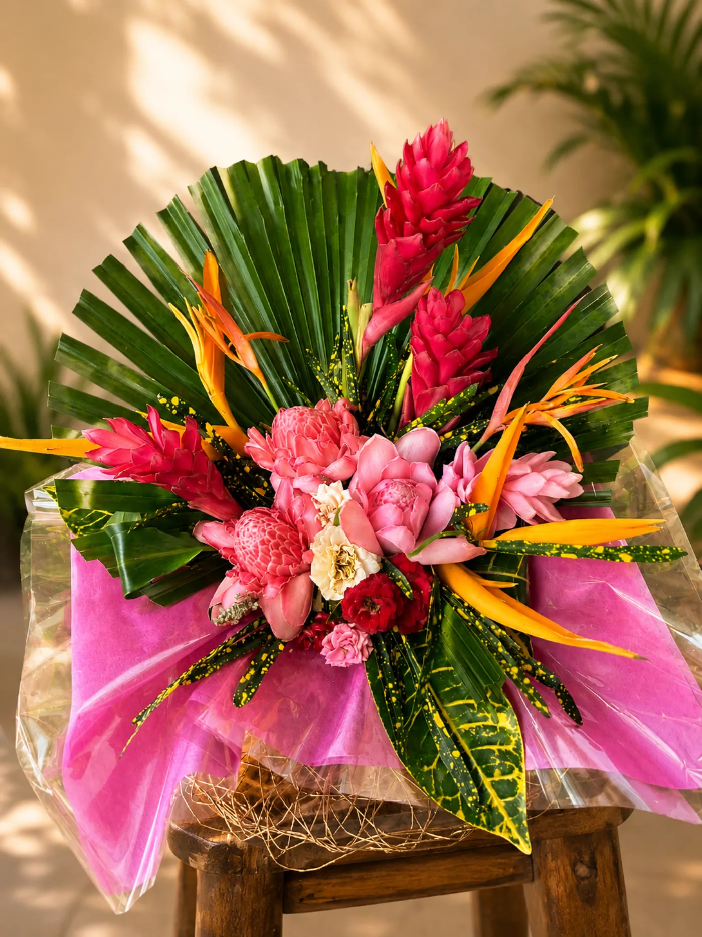 Foulera Pwani — bouquet de fleurs exotiques créé à Mayotte par Foulera.yt